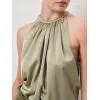 DANTE 6 - Elody Satin Haltertop |  Sunlit Grass 