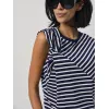 DANTE 6 - Dash Stripe T-Shirt |  Sapphire Blue