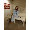 EST' SEVEN - MacLaine Blouse  |  Licht Denim Silver