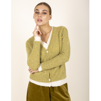 JC SOPHIE - Pernille Cardigan - Lime/Off White