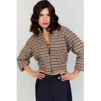BELLAMY GALLERY - Beate Jacket - Checkered Blue 