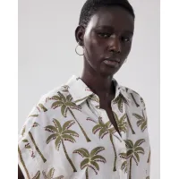 Hartford Carlos Blouse  | Palm Print