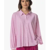 JAPAN TKY |  Iwai Stripe Blouse | Pink Lady Stripe 