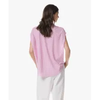 JAPAN TKY |  Tokiko Dessin Blouse | Pink Lady Stripe 