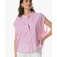 JAPAN TKY |  Tokiko Dessin Blouse | Pink Lady Stripe 