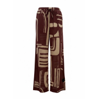 Hartford Pulam Trousers | Brown Print