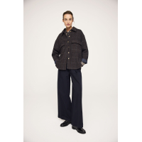 JC SOPHIE - Parole Blouse - Blue/Sand Check