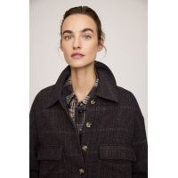JC SOPHIE - Parole Blouse - Blue/Sand Check