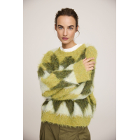 JC SOPHIE - Phil Sweater - Lime Argyle 