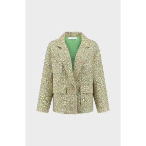 AMAYA AMSTERDAM - Luca Jacket  |  Green Glitter 