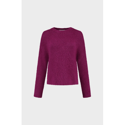 AMAYA AMSTERDAM - Bobbie Knit Pullover   |  Dark Purple