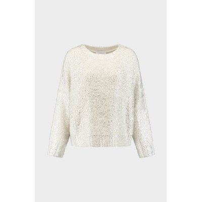 AMAYA AMSTERDAM - Lilly Knit Pullover  |  White Silver