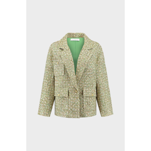 AMAYA AMSTERDAM - Luca Jacket  |  Green Glitter 