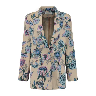 Amaya Amsterdam Sophie Blazer - Flower Print