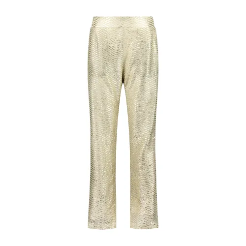 Amaya Amsterdam Tommie Pants - Beige Silver