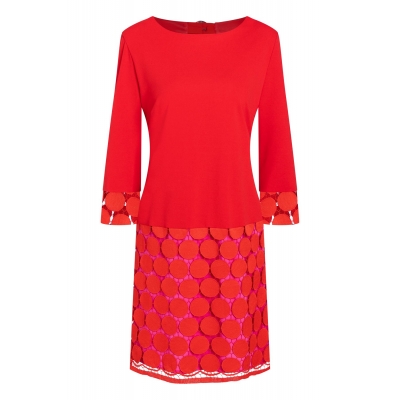 Ana Alcazar Dress Sakani - Red Ana Alcazar Dress Sakani - Red
