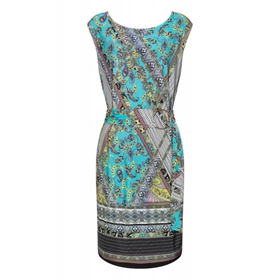 Ana Alcazar Dress Setrari - Blue Paisley Ana Alcazar Dress Setrari - Blue Paisley
