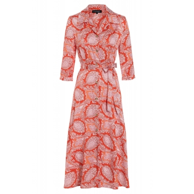 Ana Alcazar Dress Tefrole - Red Paisley Ana Alcazar Dress Tefrole - Red Paisley