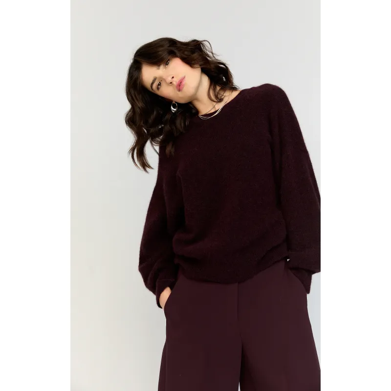 BELLAMY GALLERY - Poppy Pullover - Aubergine
