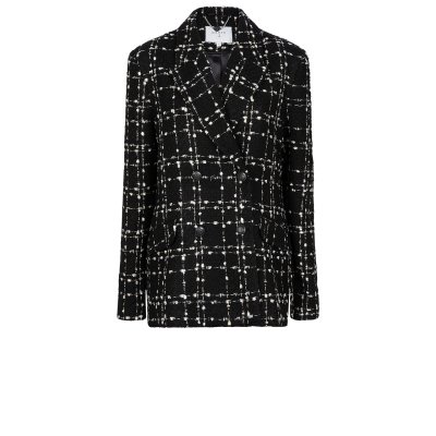 Dante 6 Pearson Boucle Blazer - Black/White