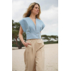 EST' SEVEN - Pfeiffer Top  |  Blue Denim