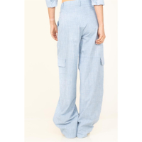 EST' SEVEN - MacLaine Blouse  |  Licht Denim Silver