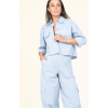 EST' SEVEN - MacLaine Blouse  |  Licht Denim Silver