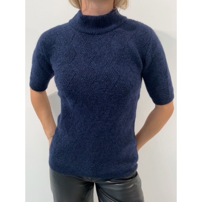 EST' SEVEN  - Nikole Square Top  |  Dark Blue 