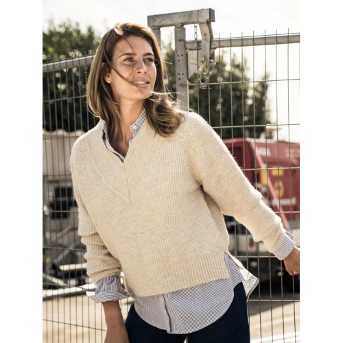 EST' SEVEN  -  Journee Sweater  |  Latte