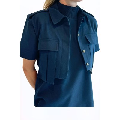 EST' SEVEN  - Hathaway Top  |  Dark Blue