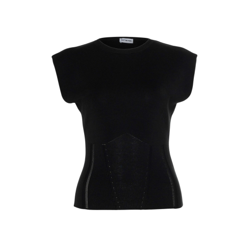 EST' SEVEN - Adrienne-Allison Knit Top  |  Black