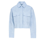 EST' SEVEN - MacLaine Blouse  |  Licht Denim Silver