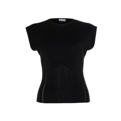 EST' SEVEN - Adrienne-Allison Knit Top  |  Black