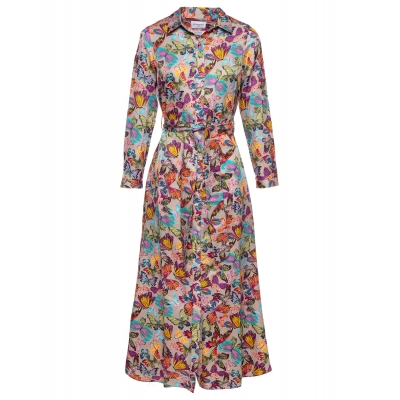 Est' Seven Long Dress Miss Butterfly Touch of Silk - Butterfly Print | SPECIAL OFFER Est' Seven Long Dress Miss Butterfly Touch of Silk - Butterfly Print | SPECIAL OFFER