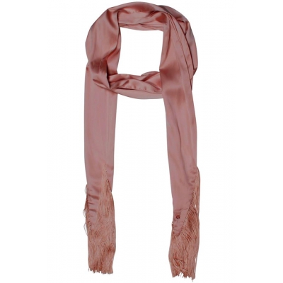 Gustav Long Fringe Scarf - Caramel Gustav Long Fringe Scarf - Caramel