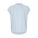 JAPAN TKY |  Tokiko Dessin Blouse | Cashmere Blue Stripe 