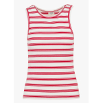 Hartford Terrya Tanktop | Ecru -Rouge 