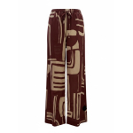 Hartford Pulam Trousers | Brown Print