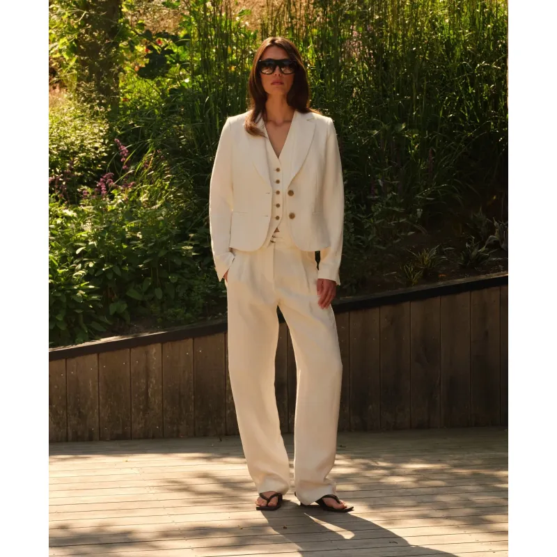 JAPAN TKY |  Rieka Pantalon | Soft White 