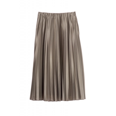 JC Sophie Edinburgh Plissé Skirt - Mushroom JC Sophie Edinburgh Plissé Skirt - Mushroom
