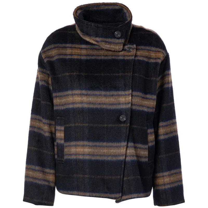 JC SOPHIE - Patty Jacket - Navy Blue Check