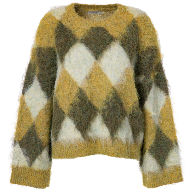 JC SOPHIE - Phil Sweater - Lime Argyle 
