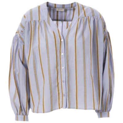 JC SOPHIE - Garner Blouse- Light Blue/Beige JC SOPHIE - Garner Blouse- Light Blue/Beige