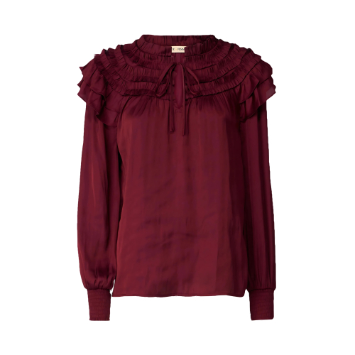 Rue de Femme - Flori Blouse  |  Raspberry