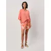 DANTE 6 - Talya V-Neck Sweater |  Radiant Apricot