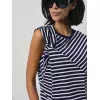 DANTE 6 - Dash Stripe T-Shirt |  Sapphire Blue