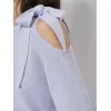 DANTE 6 - Ulyn Bow Sweater |  Chrystal Blue