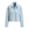 EST' SEVEN - MacLaine Blouse  |  Licht Denim Silver