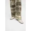 Gustav Denmark Marisa Wide Leg Jersey Pants - Olive Print