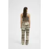 Gustav Denmark Marisa Wide Leg Jersey Pants - Olive Print